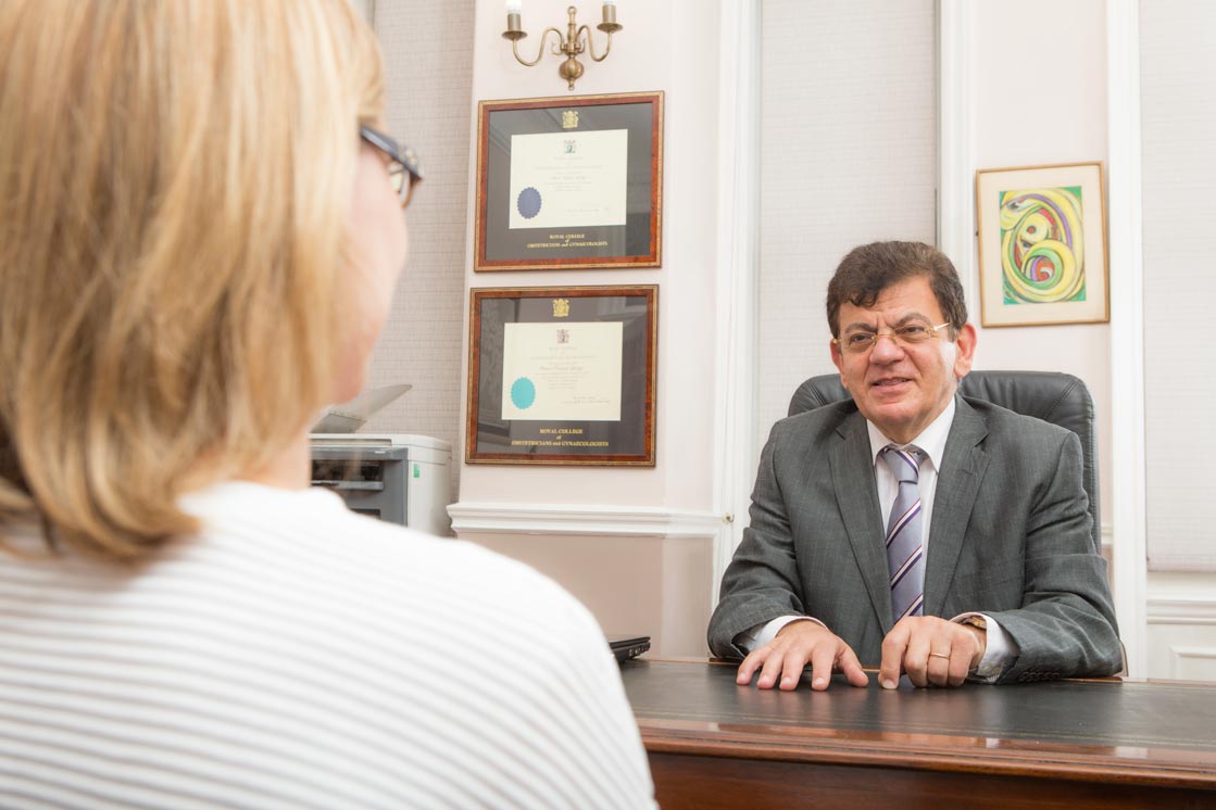 Consultation with Dr Gorgy